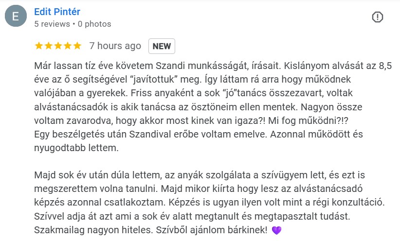 Alvástanácsadó képzés vélemény